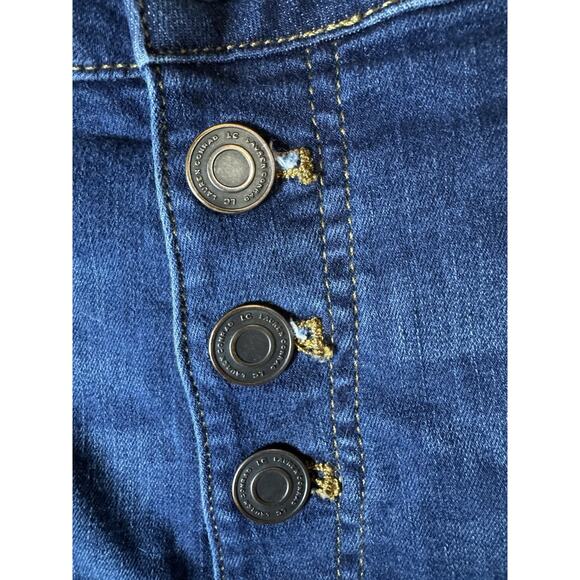Lauren Conrad Women's Jeans Button-Fly Crop Size 40w Blue Denim (41x24.5) - Picture 2 of 6